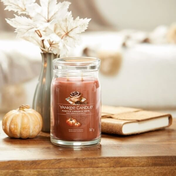 Yankee Candle Pumpkin Cinnamon Swirl