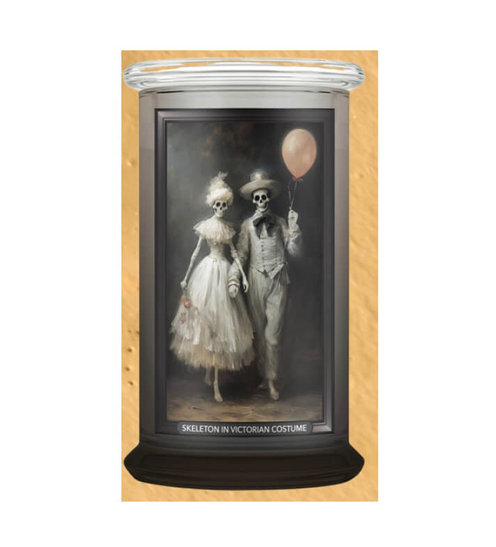 Kringle Candle Skeleton In Victorian Costume