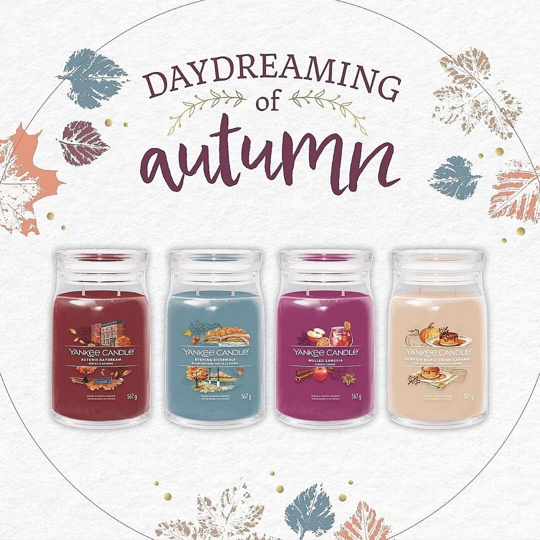 Jesień z Yankee Candle Kolekcja Daydreaming of Autumn 2023