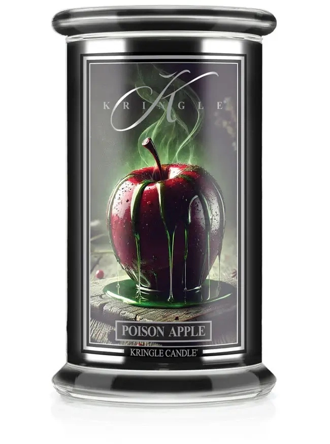 Kringle Candle Poison Apple Duża Świeca Zapachowa 624g