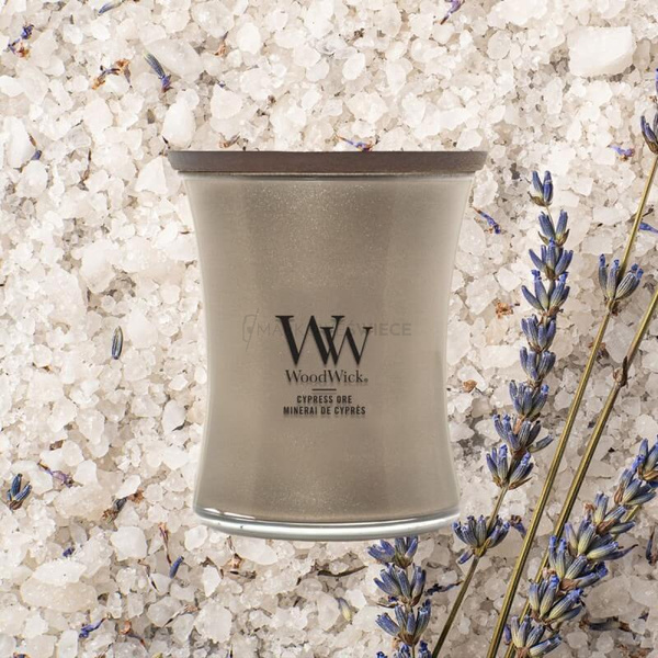WoodWick Cypress Ore Średnia Świeca 275g
