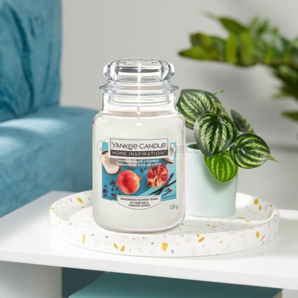 Yankee Candle Pomegranate Coconut Duża Świeca Zapachowa 538g