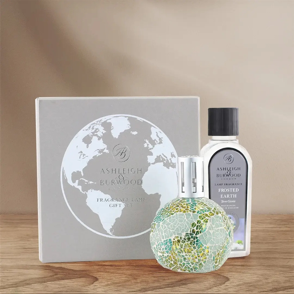 Ashleigh & Burwood Zestaw Lampa Katalityczna mała Earth's Aura + wkład Frosted Earth 250 ml