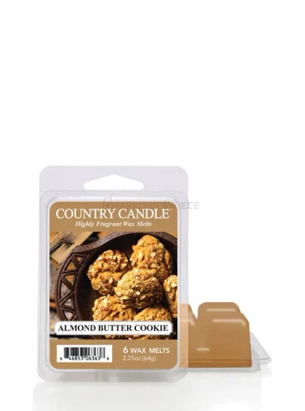 Country Candle Almond Butter Cookies Wosk Zapachowy 64g
