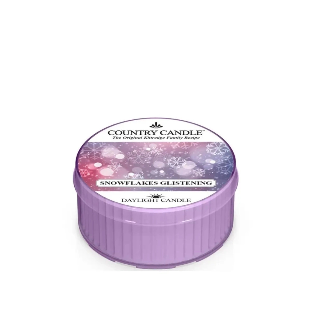Country Candle Snowflakes Glistening Świeca Daylight 42g