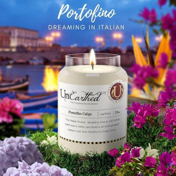 Unearthed Candle Portofino Caligo Duża Świeca Zapachowa 640g