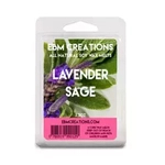 EBM Creations Lavender & Sage Wosk Sojowy Zapachowy 90g