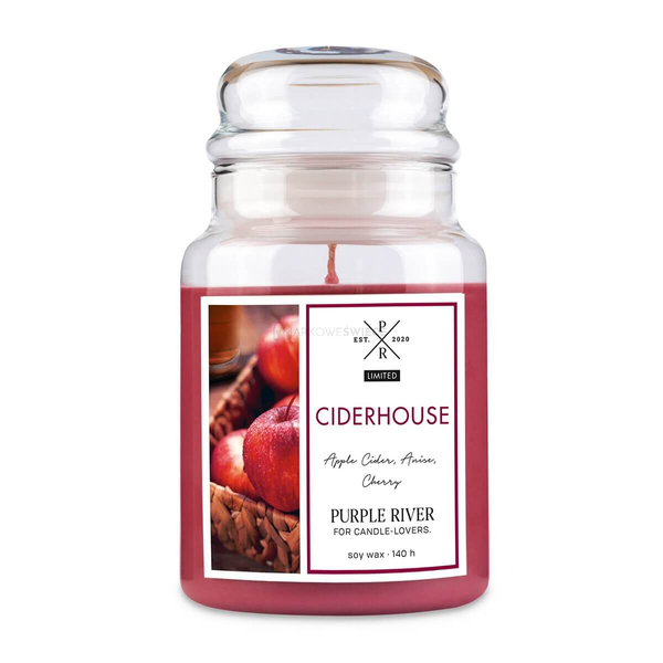 Purple River Ciderhouse Duża Świeca Sojowa 623g