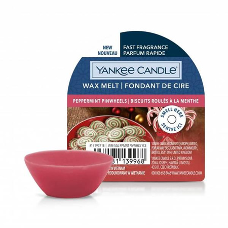 Yankee Candle Peppermint Pinwheels Wosk Zapachowy Pudełko 22g