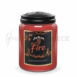 Candleberry Jim Beam Fire Duża Świeca Zapachowa 640g