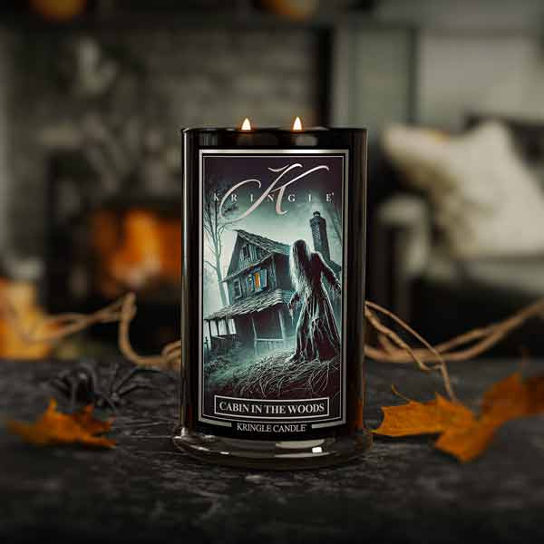 Kringle Candle Cabin In the Woods Duża Świeca Zapachowa 624g