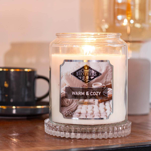 Candle Brothers Warm & Cozy Duża Świeca Zapachowa 510g