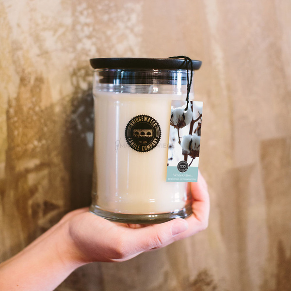 Bridgewater Candle White Cotton Świeca Zapachowa 524g OUTLET
