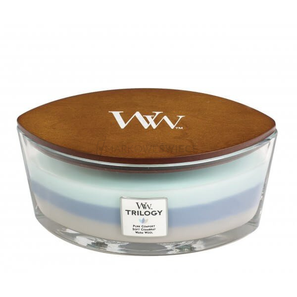 WoodWick Woven Comforts Świeca Hearthwick Trilogy 453,5g