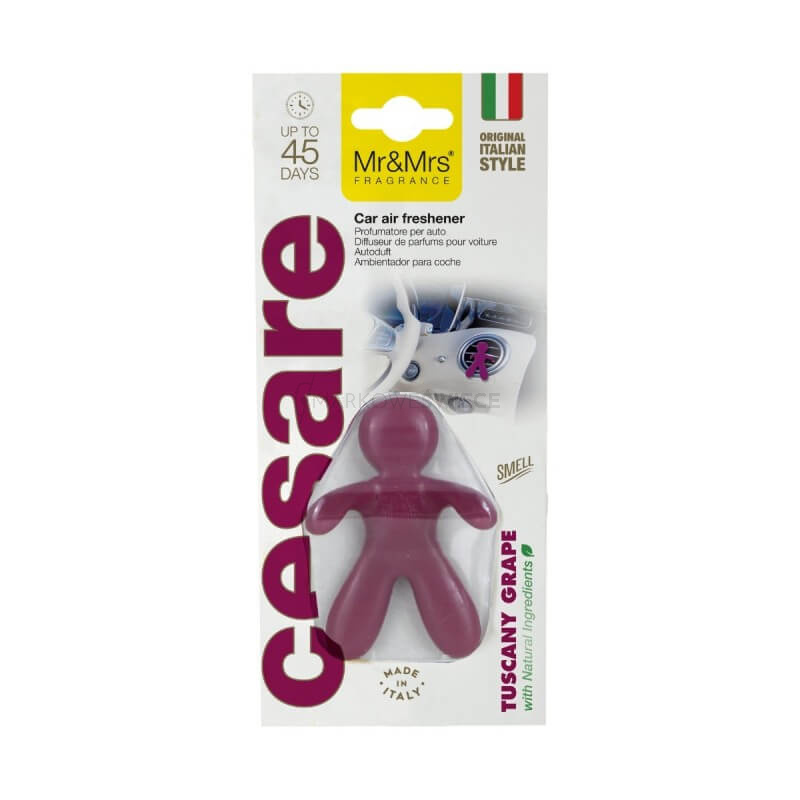 Mr & Mrs Fragrance Zapach do samochodu Cesare Tuscany Grape