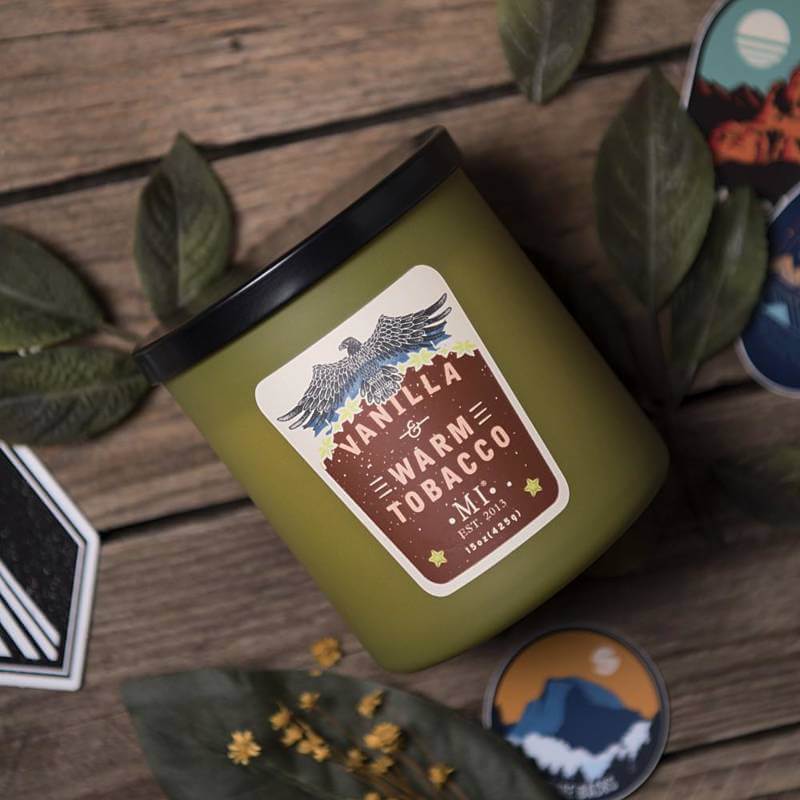 Colonial Candle Vanilla & Warm Tobacco Świeca Zapachowa Tumbler 425g