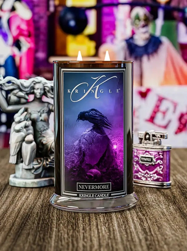 Kringle Candle Nevermore Duża Świeca Zapachowa 624g