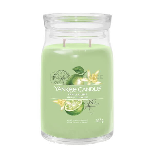 Yankee Candle Vanilla Lime Signature Duża Świeca 567g