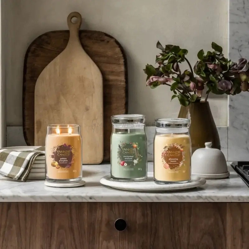 Yankee Candle Glistening Leaves Signature Duża Świeca 567g