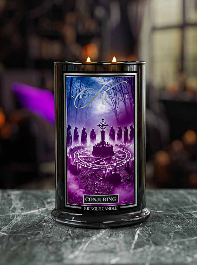 Kringle Candle Conjuring Duża Świeca Zapachowa 624g