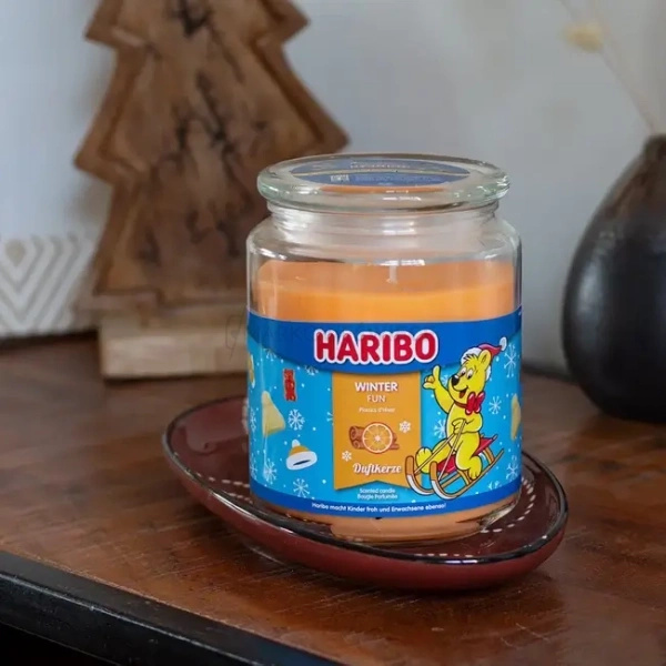 Haribo Winter Fun Świeca Zapachowa 510g