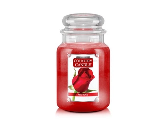 Country Candle Red Rose Duża Świeca Zapachowa 652g