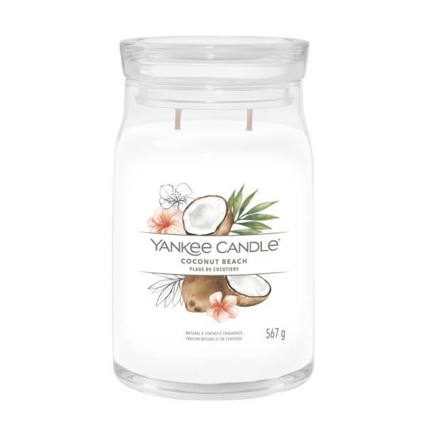 Yankee Candle Coconut Beach Signature Duża Świeca 567g