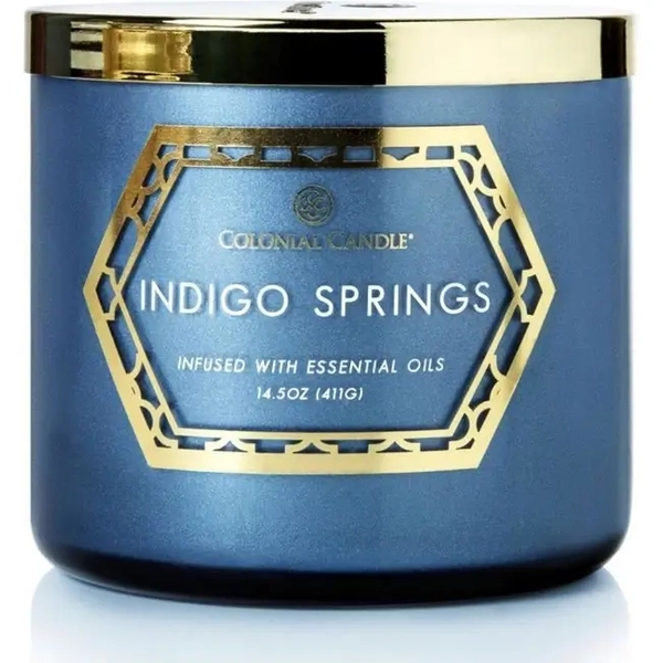 Colonial Candle Indigo Springs Świeca Zapachowa Tumbler 411g