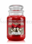 Country Candle Silver Bells Duża Świeca Zapachowa 652g