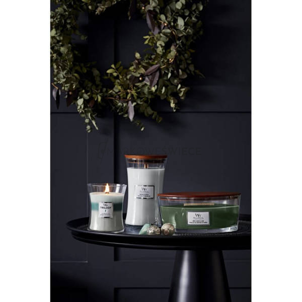 WoodWick Mint Leaves & Oak Świeca Hearthwick 453,5g