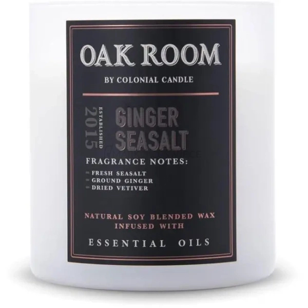 Colonial Candle Ginger Seasalt Świeca Zapachowa Tumbler 425g