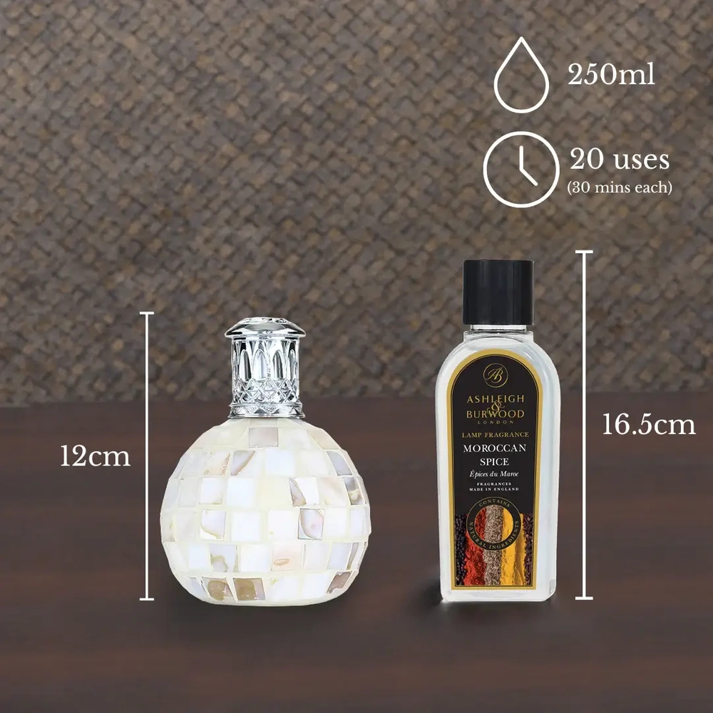 Ashleigh & Burwood Zestaw Lampa Katalityczna Mała Arctic Tundra + Fresh Linen 250 ml