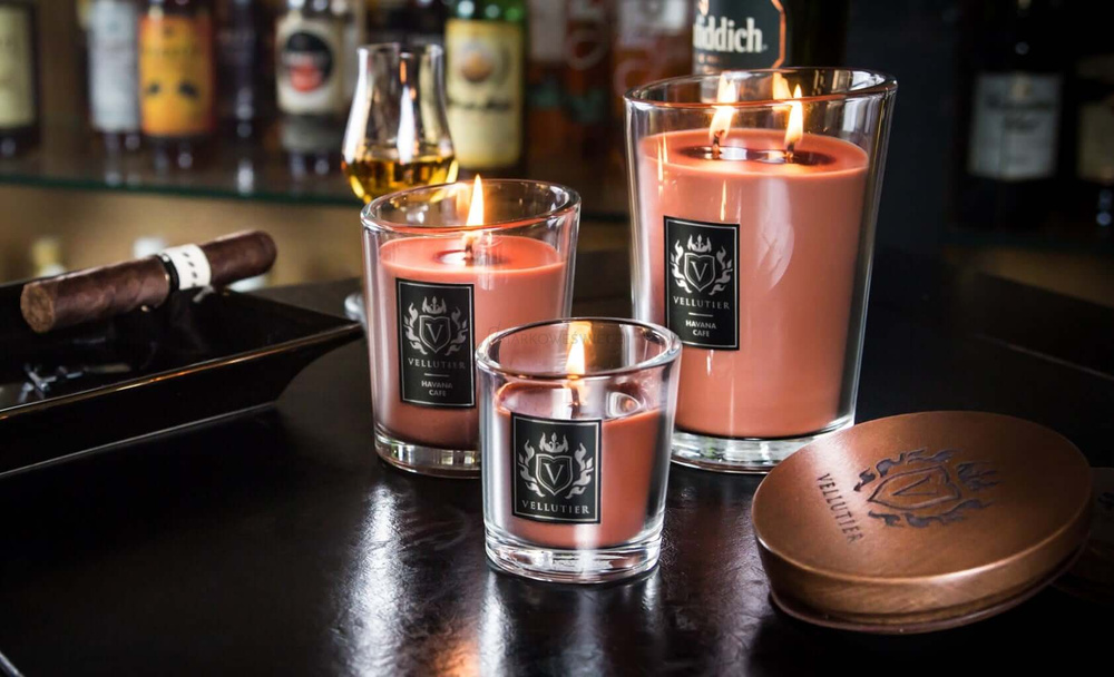 Vellutier Havana Cafe Duża Świeca Zapachowa 515g