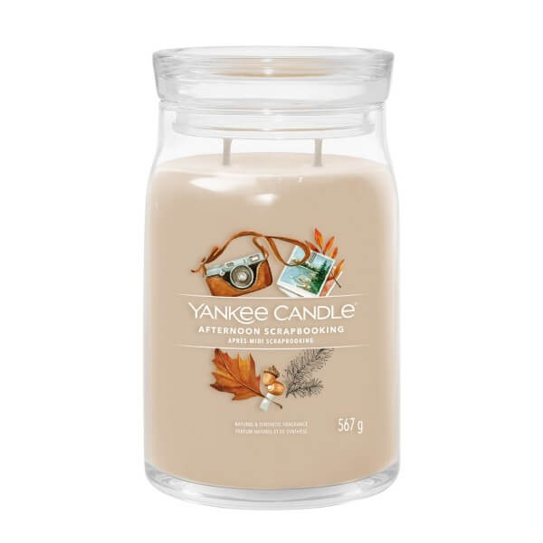 Yankee Candle Afternoon Scrapbooking Signature Duża Świeca 567g