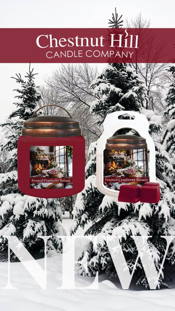 Chestnut Hill Frosted Cranberry Balsam Wosk Zapachowy 105g