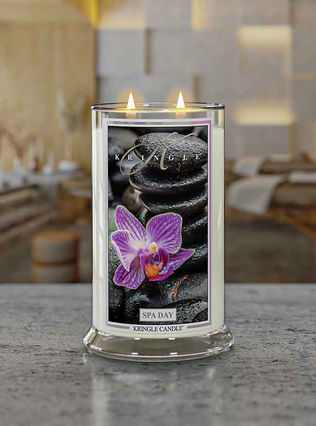 Kringle Candle Spa Day Duża Świeca Zapachowa 624g