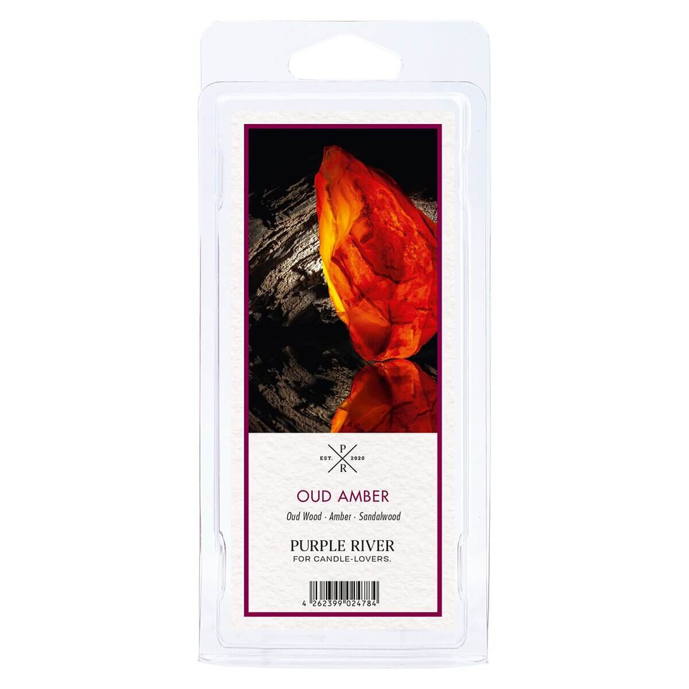 Purple River Oud Amber Wosk Sojowy Zapachowy 50g