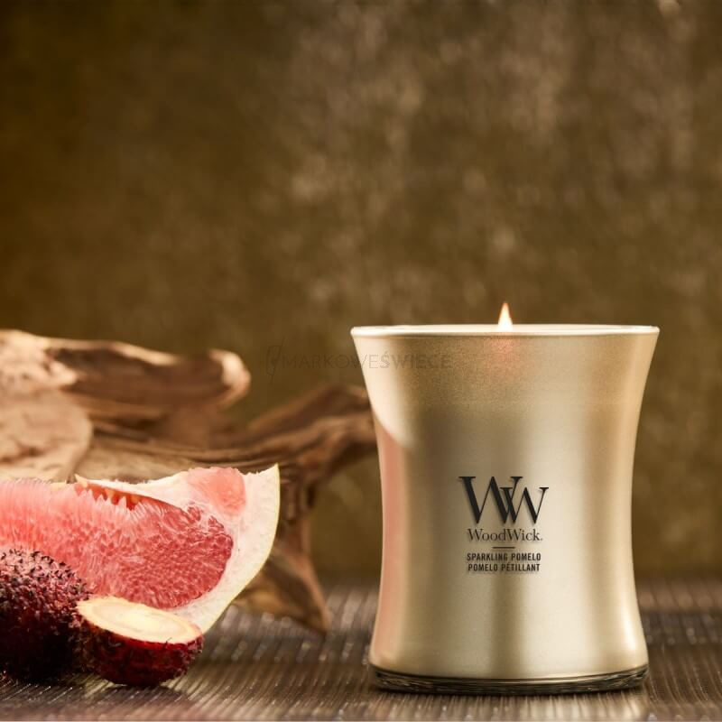 WoodWick Sparkling Pomelo Średnia Świeca 275g