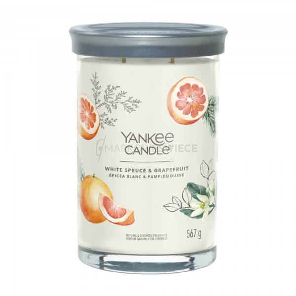 Yankee Candle White Spruce & Grapefruit Tumbler Duża Świeca 567g