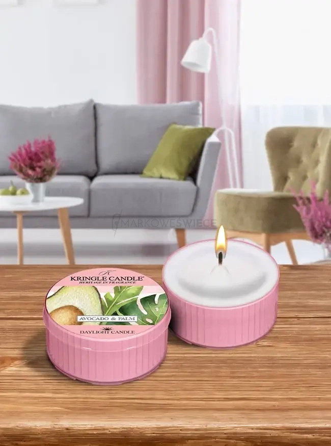 Kringle Candle Avocado & Palm Świeczka Daylight 42g