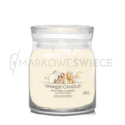Yankee Candle Soft Wool & Amber Średnia Świeca Zapachowa 368g