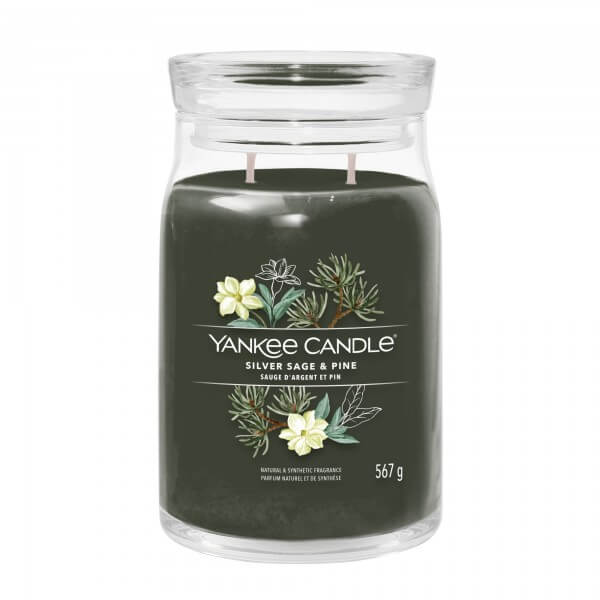 Yankee Candle Silver Sage & Pine Signature Duża Świeca 567g