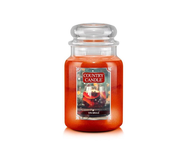 Country Candle Vin Brule Duża Świeca Zapachowa 652g