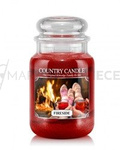 Country Candle Fireside Duża Świeca Zapachowa 652g