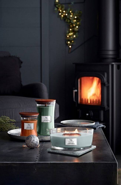 WoodWick Mint Leaves & Oak Duża Świeca 609,5g