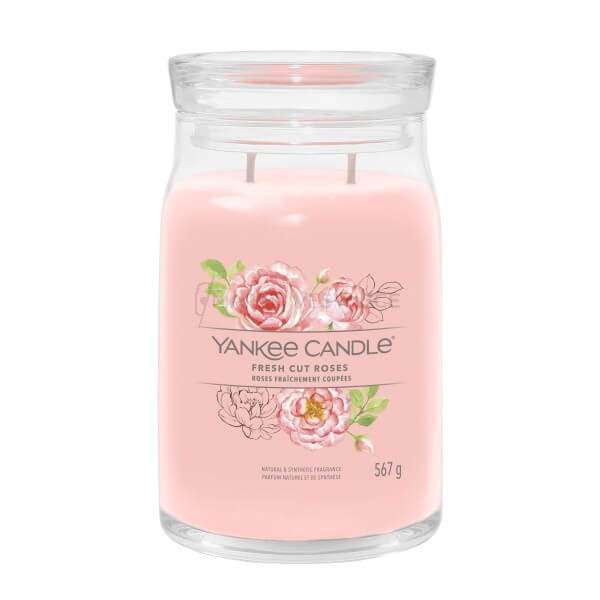 Yankee Candle Fresh Cut Roses Signature Duża Świeca 567g