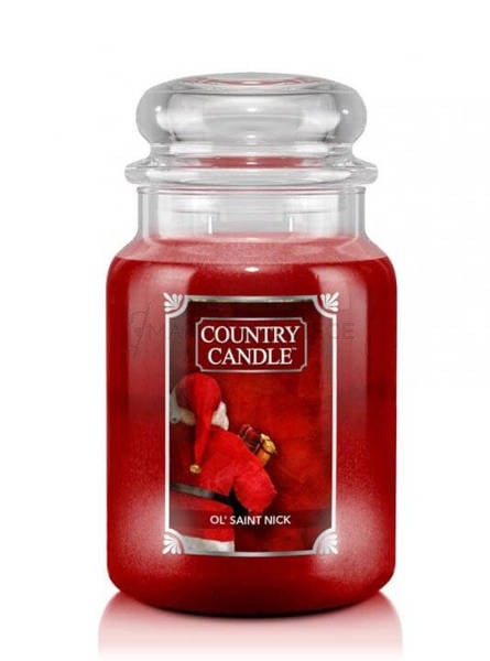 Country Candle Ol'Saint Nick Duża Świeca Zapachowa 652g