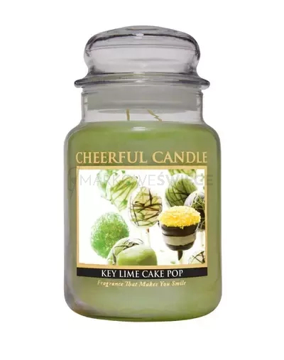 Cheerful Candle Key Lime Cake Pop Duża Świeca Zapachowa 680g