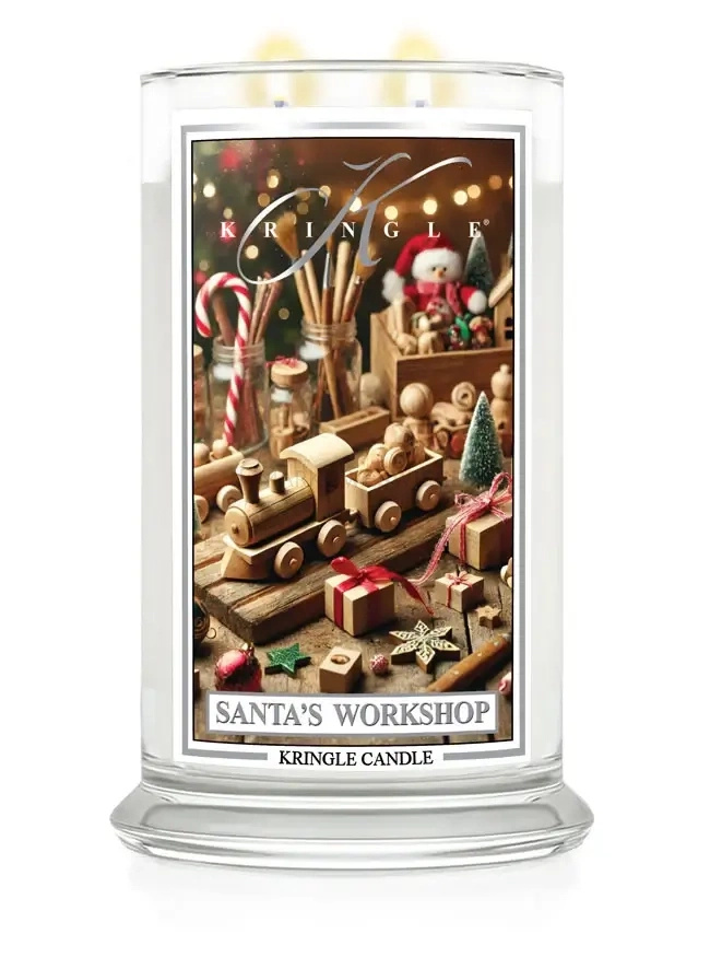 Kringle Candle Santa's Workshop Duża Świeca Zapachowa 624g