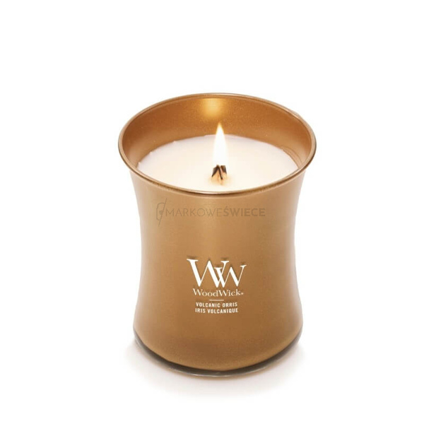 WoodWick Volcanic Orris Średnia Świeca 275g